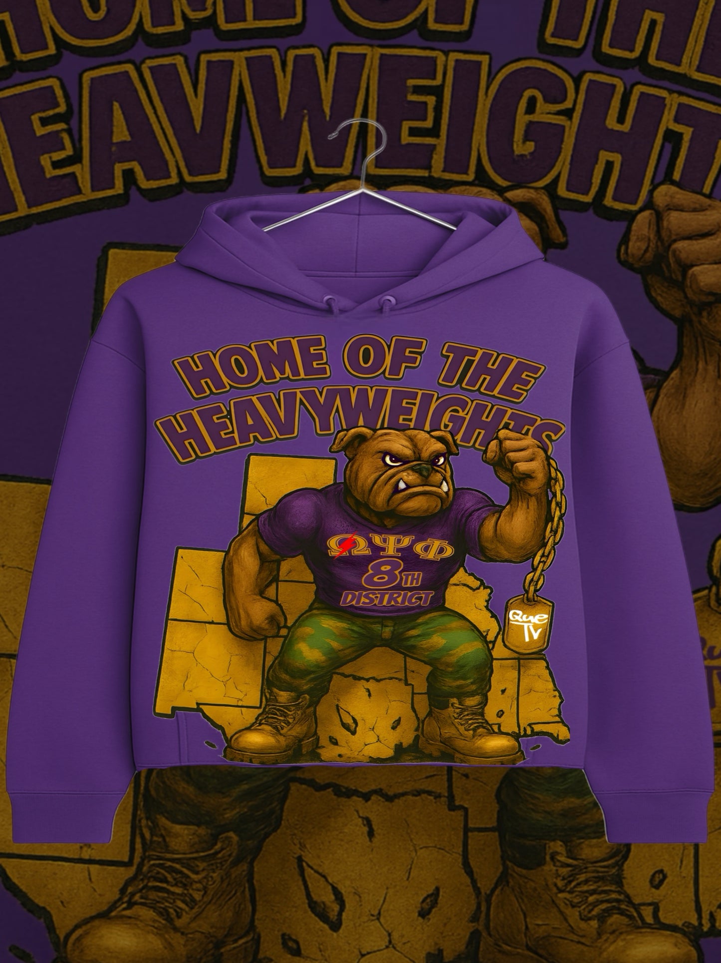 8District crop hoodie