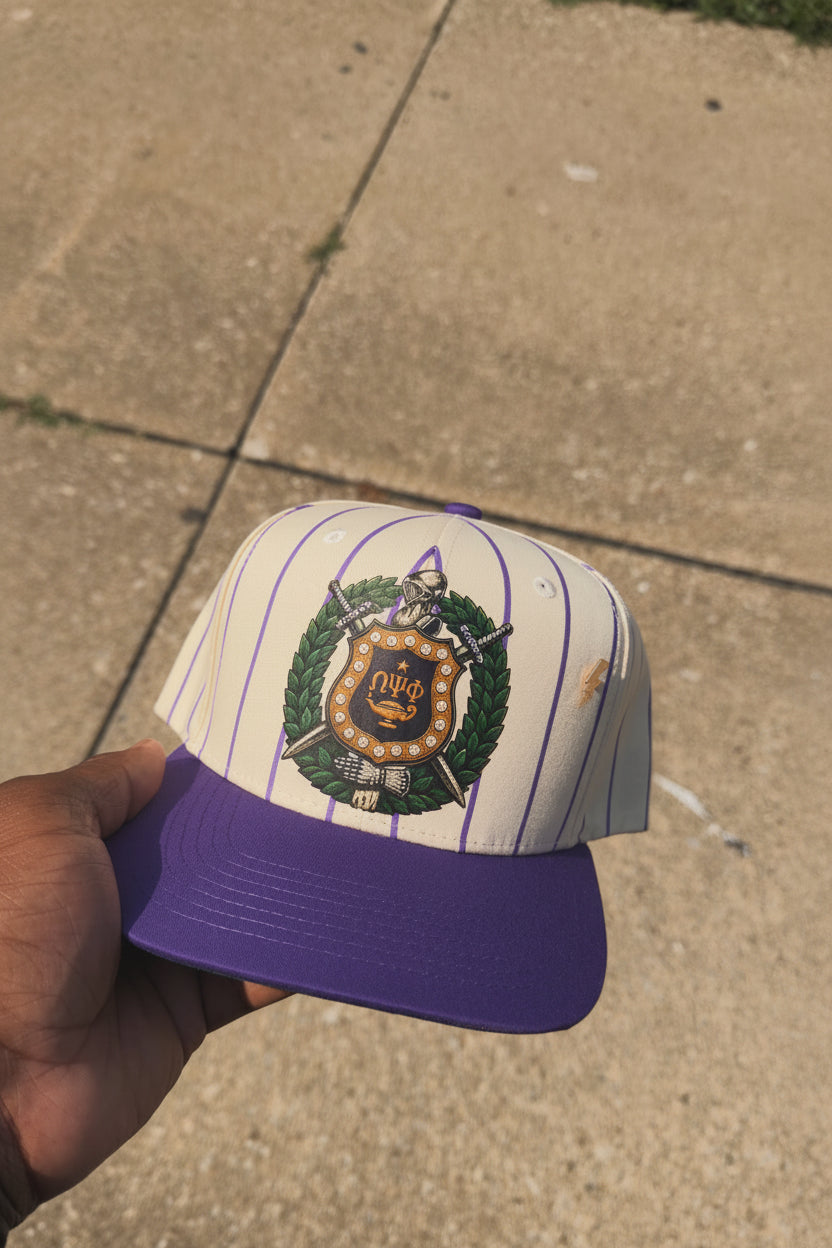 Purple strip snap back