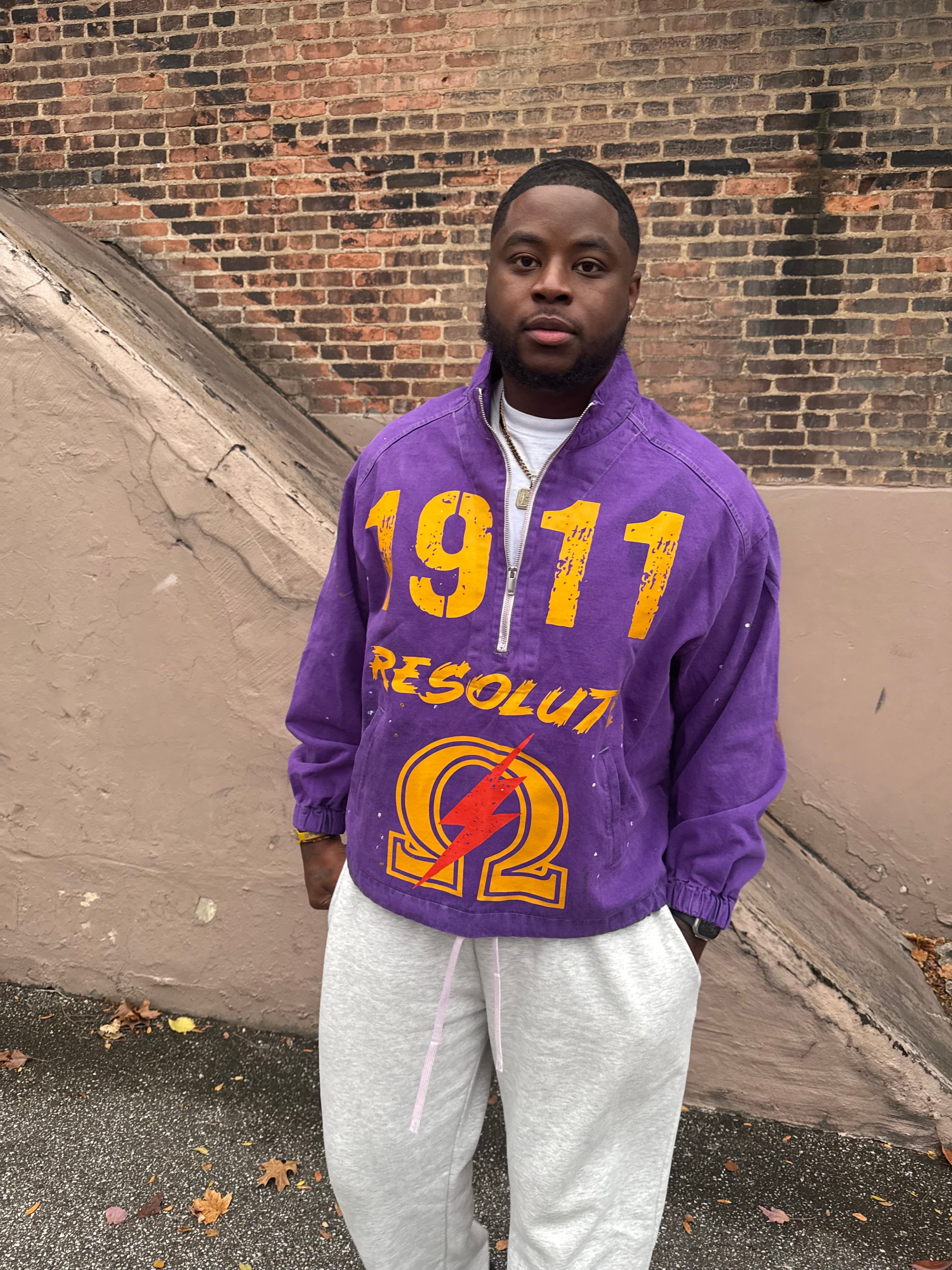 Purple resolute jacket – Revamp The Brand