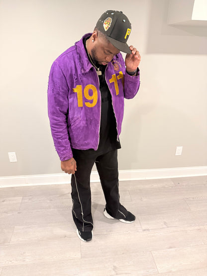 Purple 1911 utility jacket