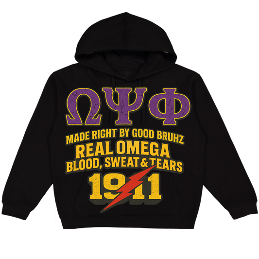 Blk crop made hoodie