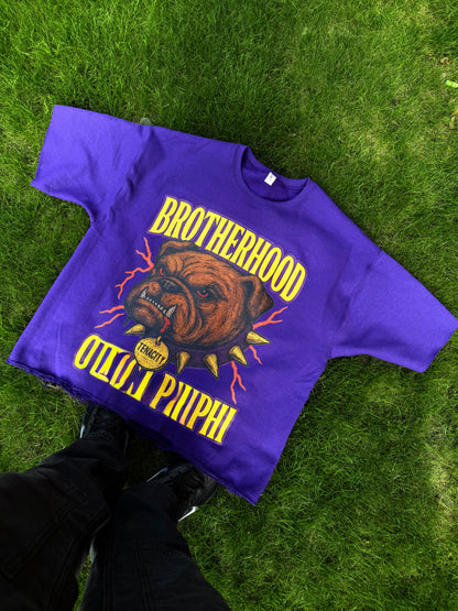 Brotherhood crop crew neck