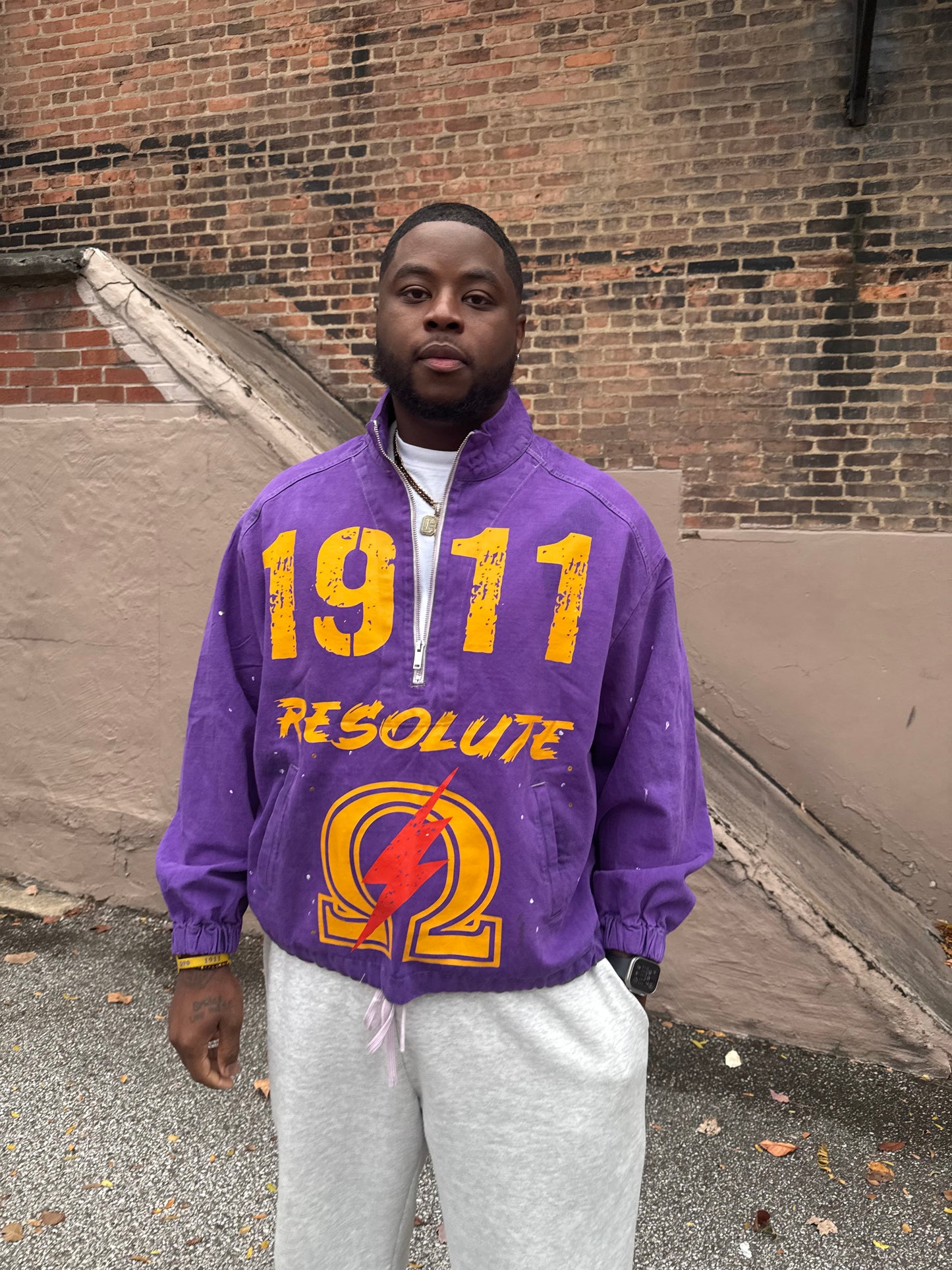 Purple resolute jacket