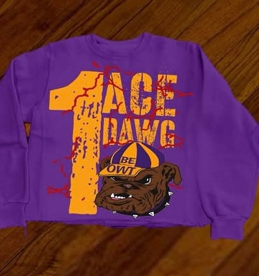 Dawg1 crop crew neck