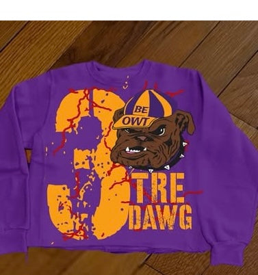 Dawg3 crop crew neck