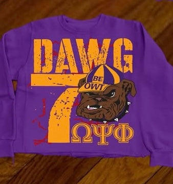 Dawg7 crop crew neck